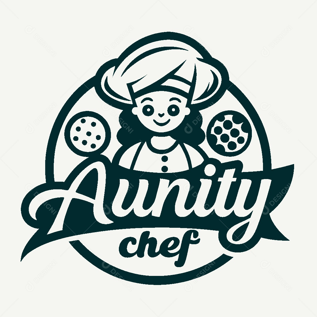 Modelo de Logotipo de Chefe Cozinheiro Vetor EPS