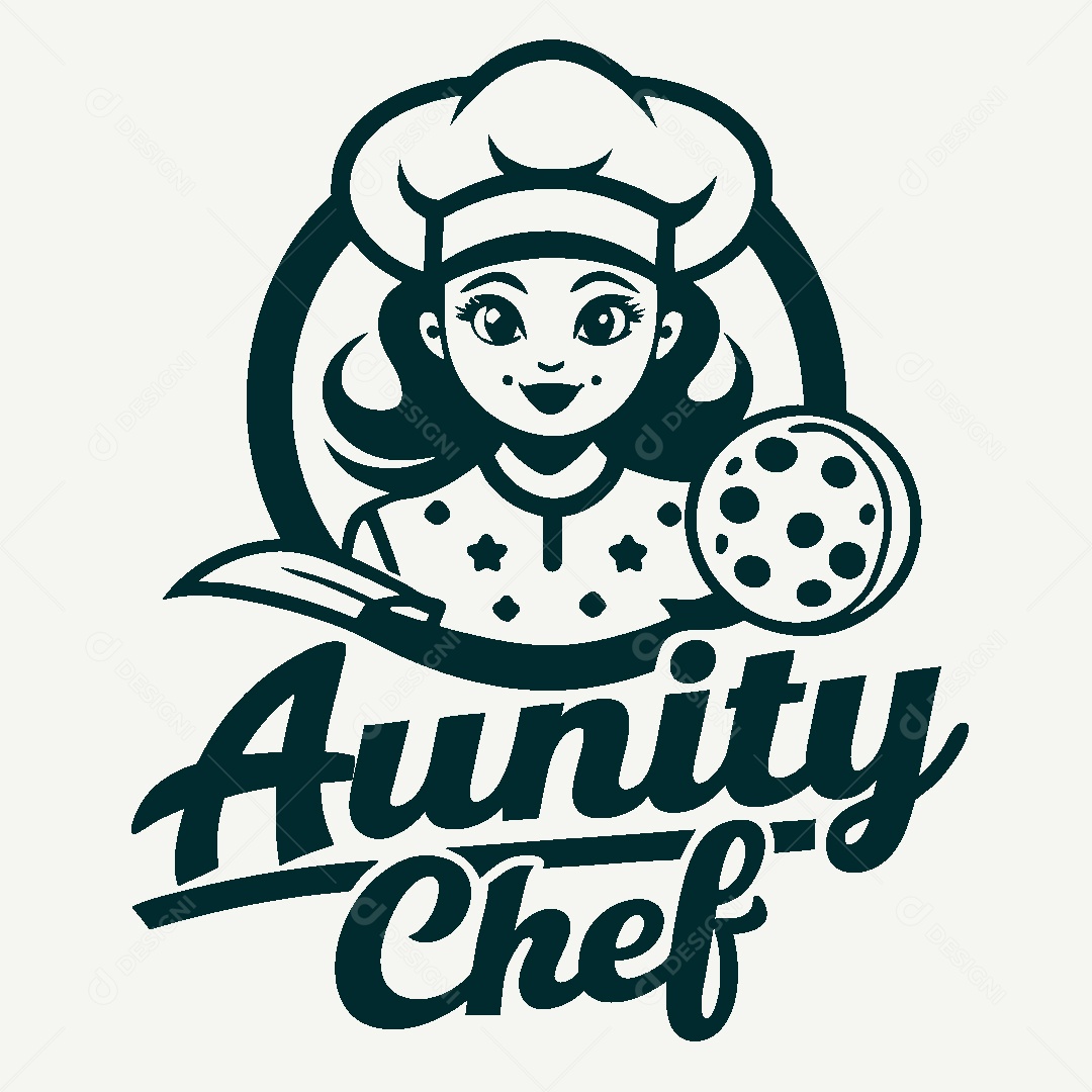 Modelo de Logotipo de Chefe Cozinheiro Vetor EPS