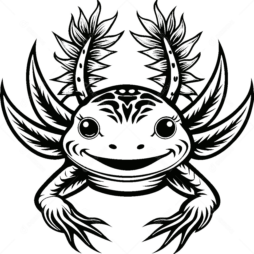 Iguana Ilustração Vetor EPS