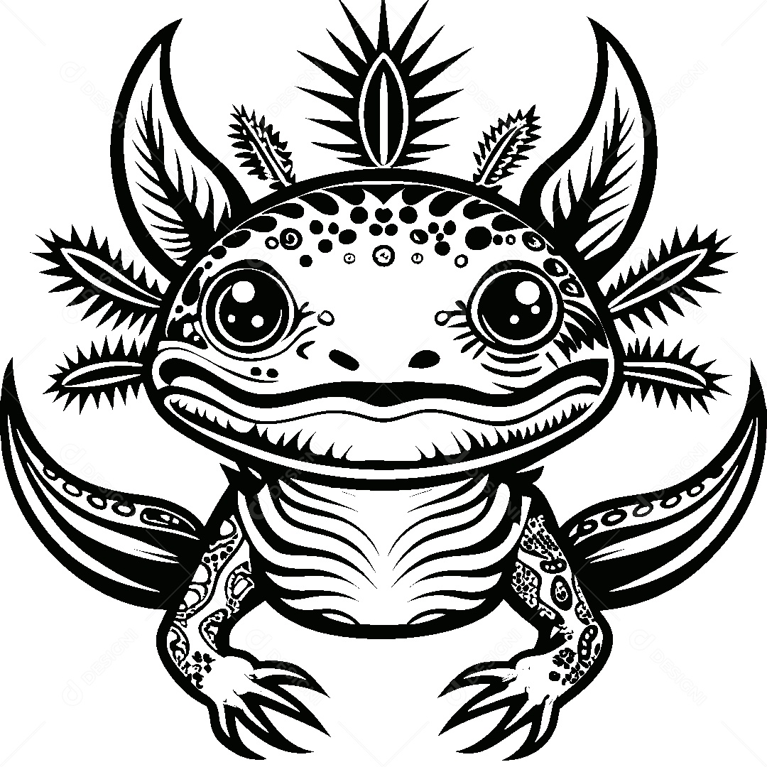 Iguana Ilustração Vetor EPS