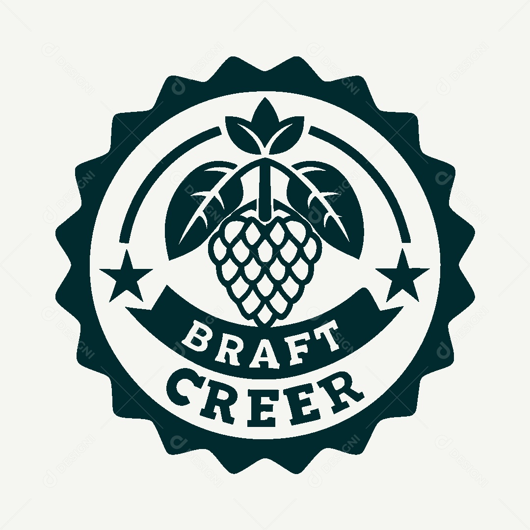 Modelo de Logotipo de Cerveja Artesanal Vetor EPS