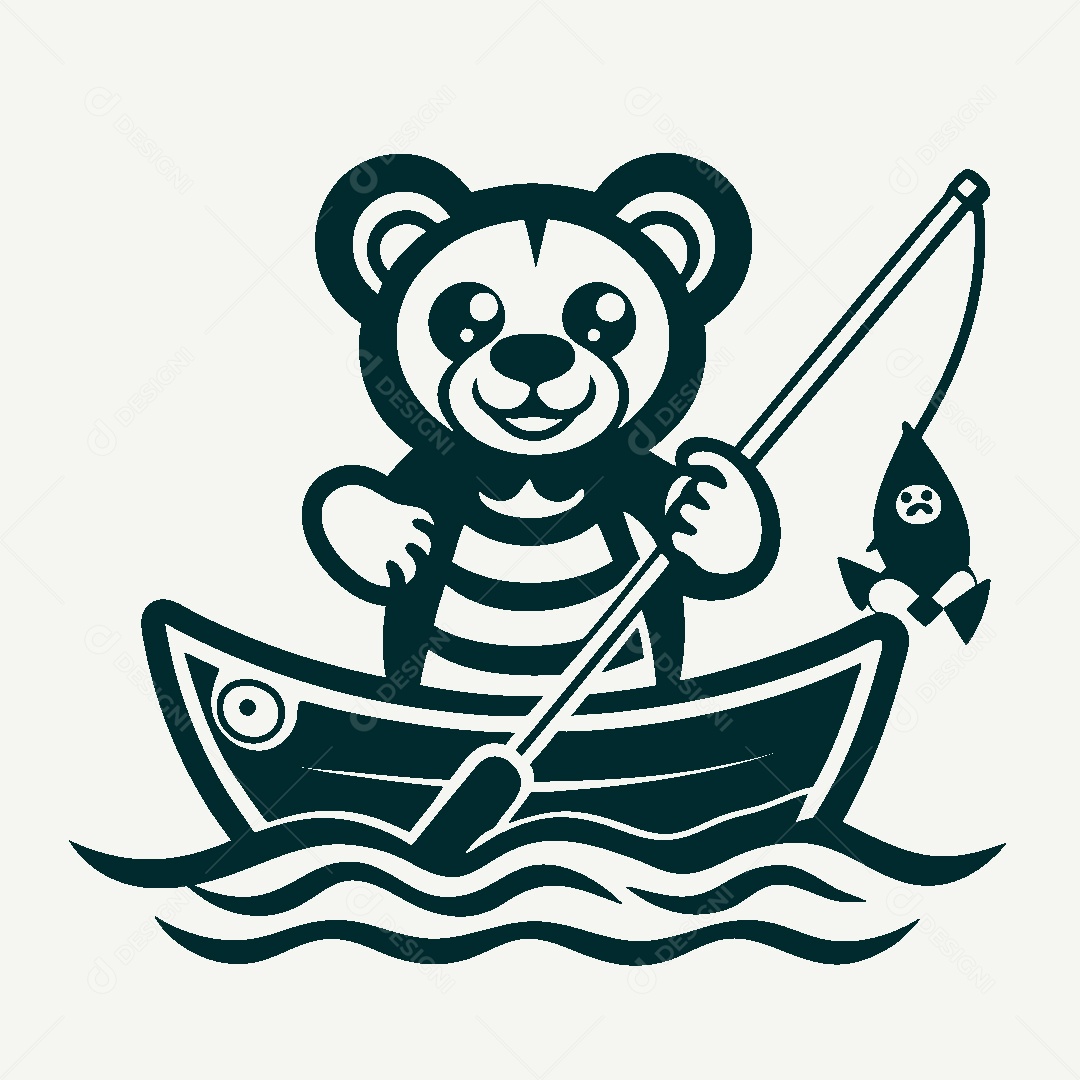 Modelo de Logotipo de Urso Vetor EPS