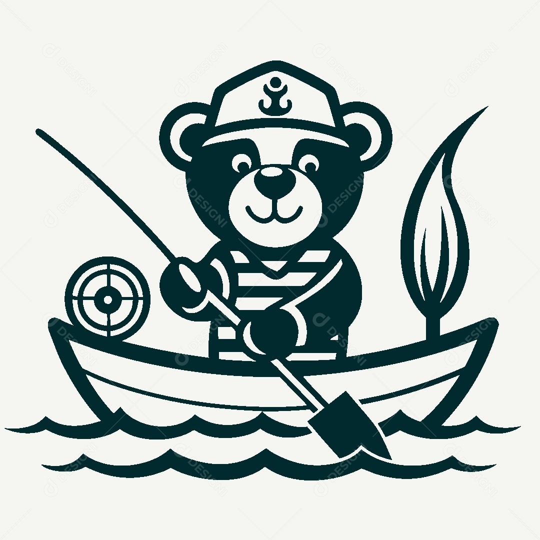 Modelo de Logotipo de Urso Vetor EPS