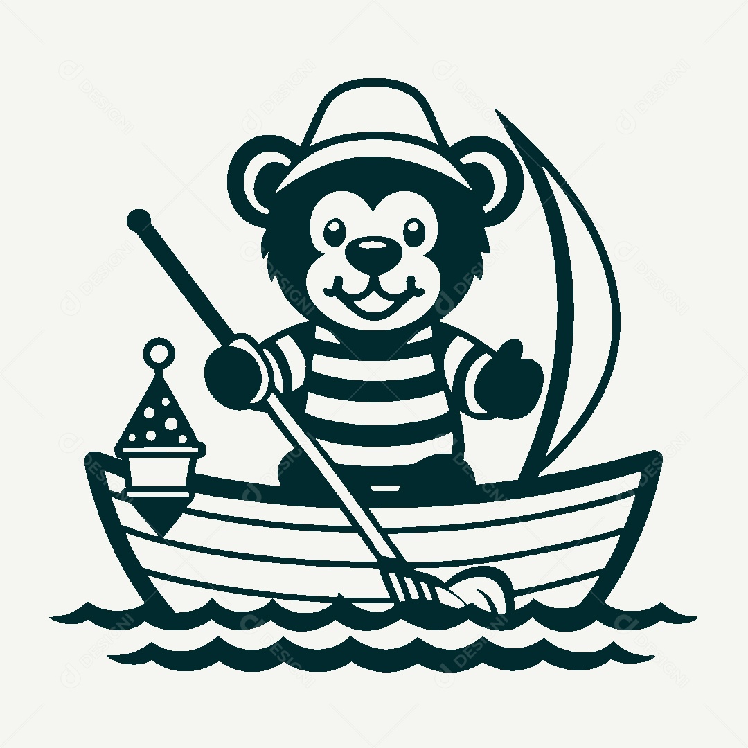 Modelo de Logotipo de Urso Vetor EPS