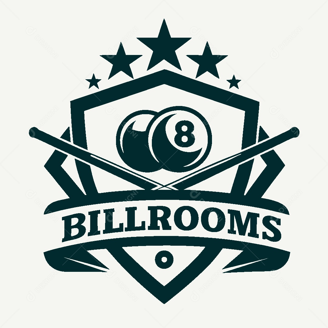 Modelo de Logo de Sinuca Vetor EPS