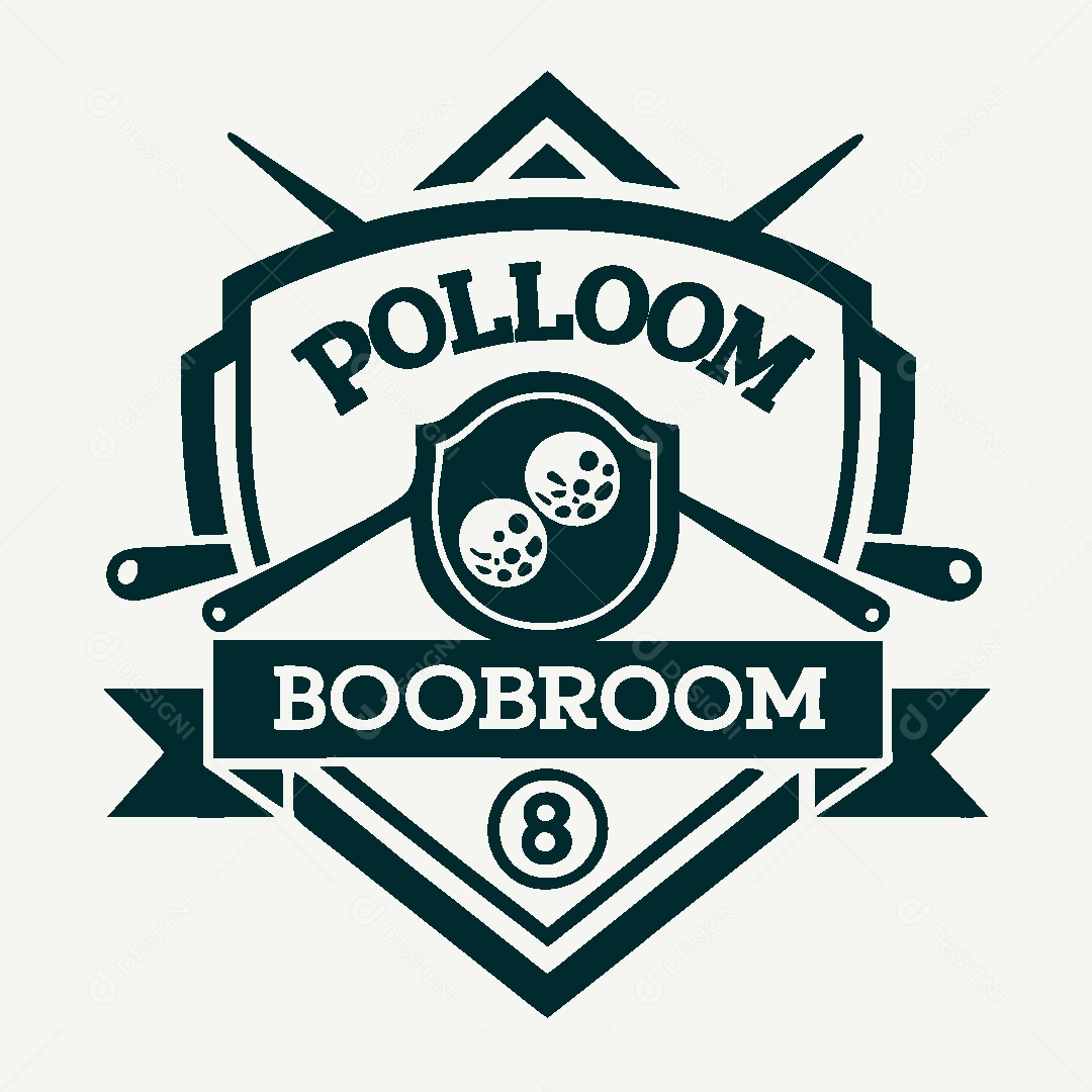 Modelo de Logo de Sinuca Vetor EPS