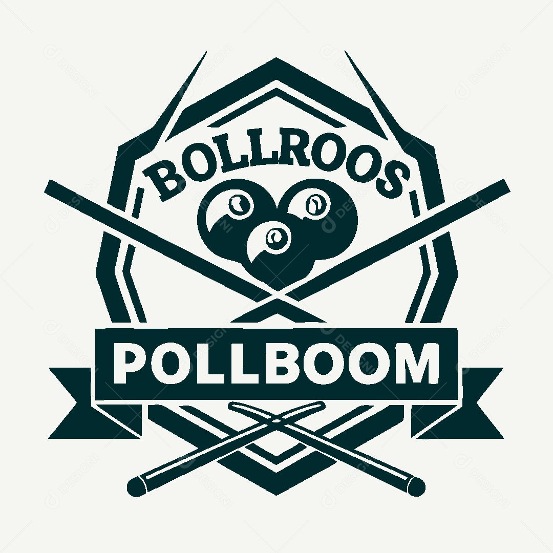 Modelo de Logo de Sinuca Vetor EPS