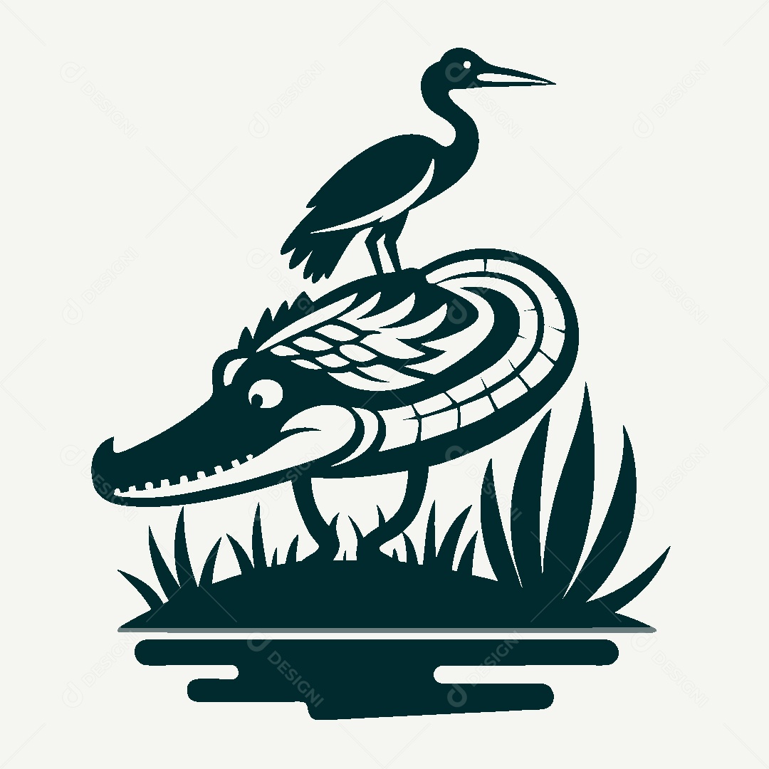 Modelo de Logo de Fauna e Flora Vetor EPS