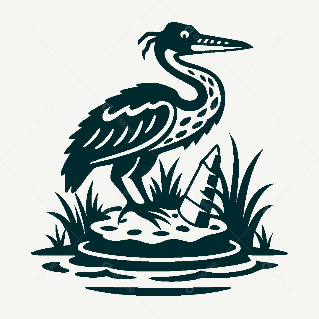 Modelo de Logo de Fauna e Flora Vetor EPS