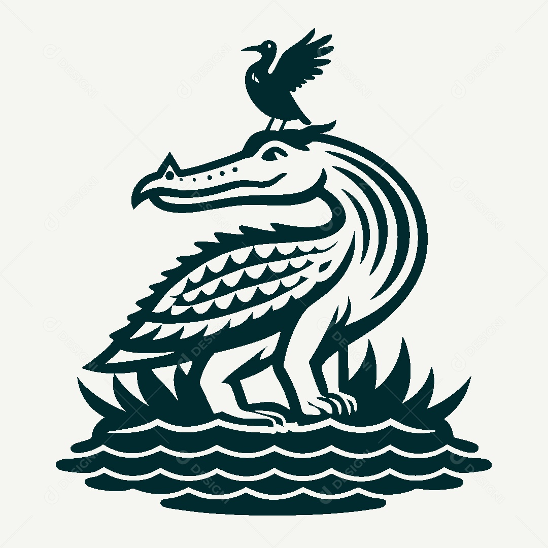 Modelo de Logo de Fauna e Flora Vetor EPS