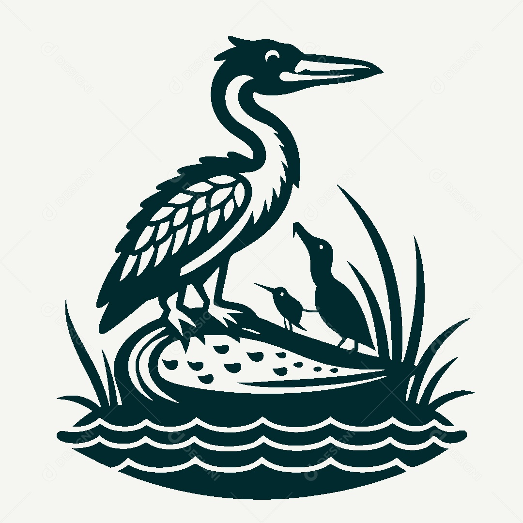 Modelo de Logo de Fauna e Flora Vetor EPS