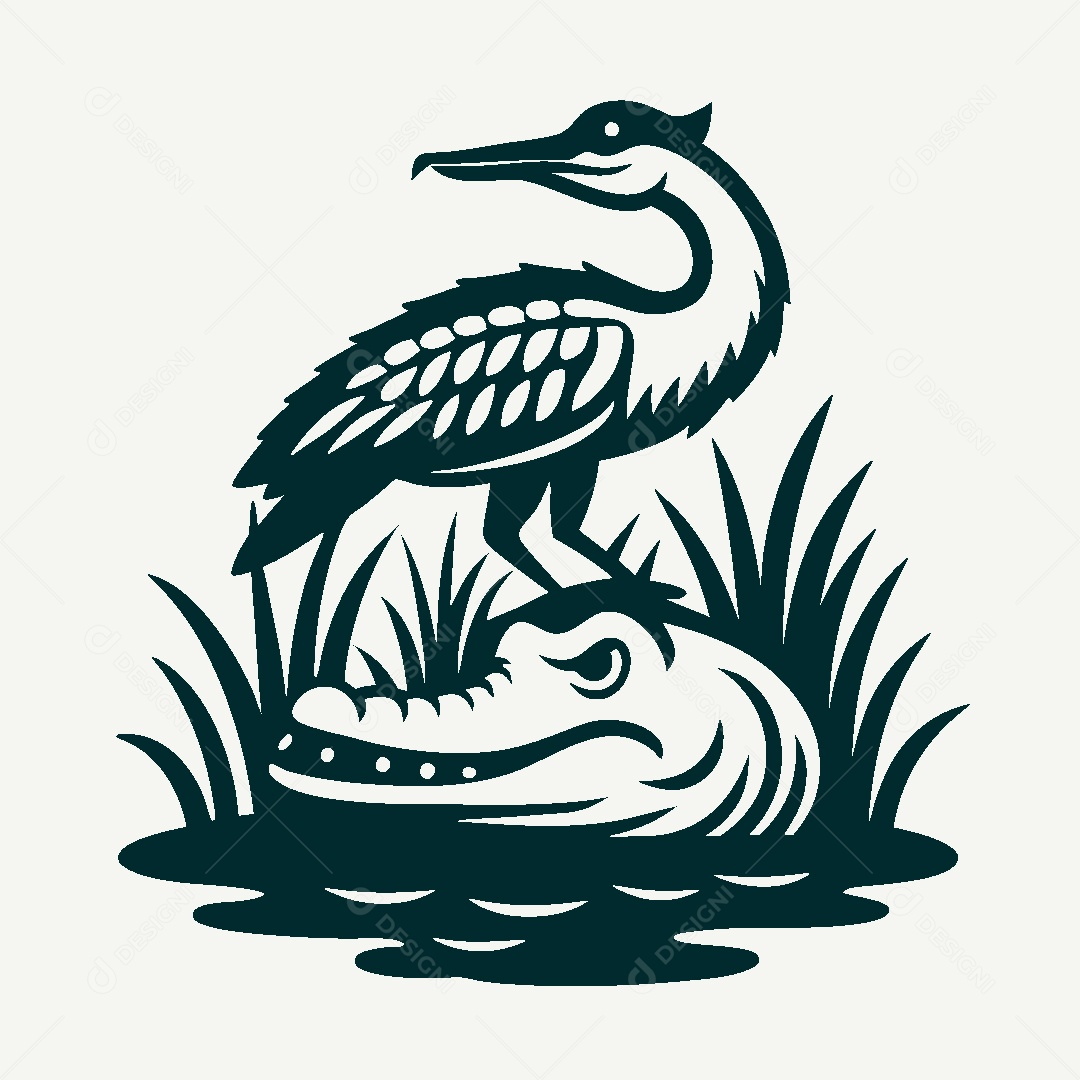 Modelo de Logo de Fauna e Flora Vetor EPS