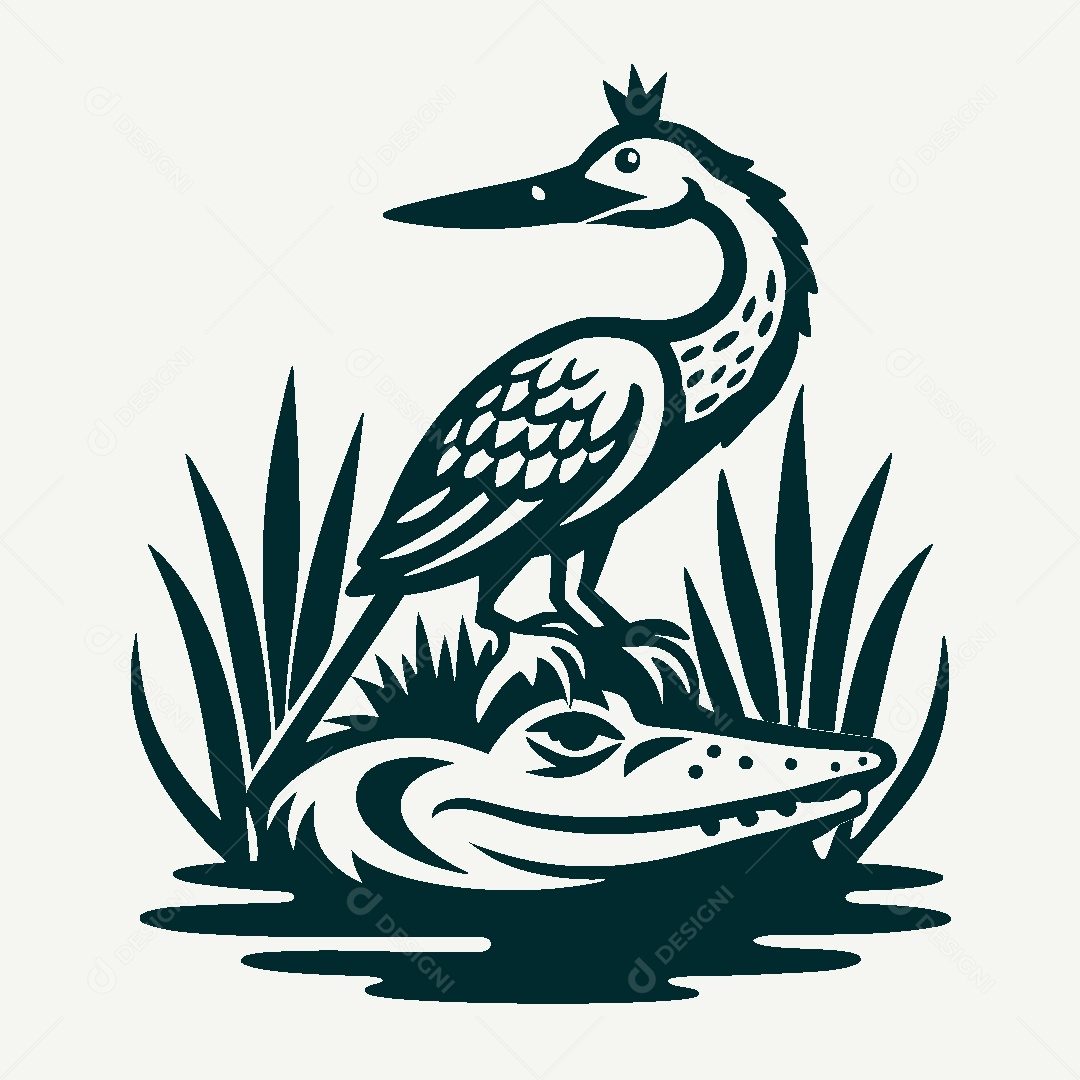 Modelo de Logo de Fauna e Flora Vetor EPS