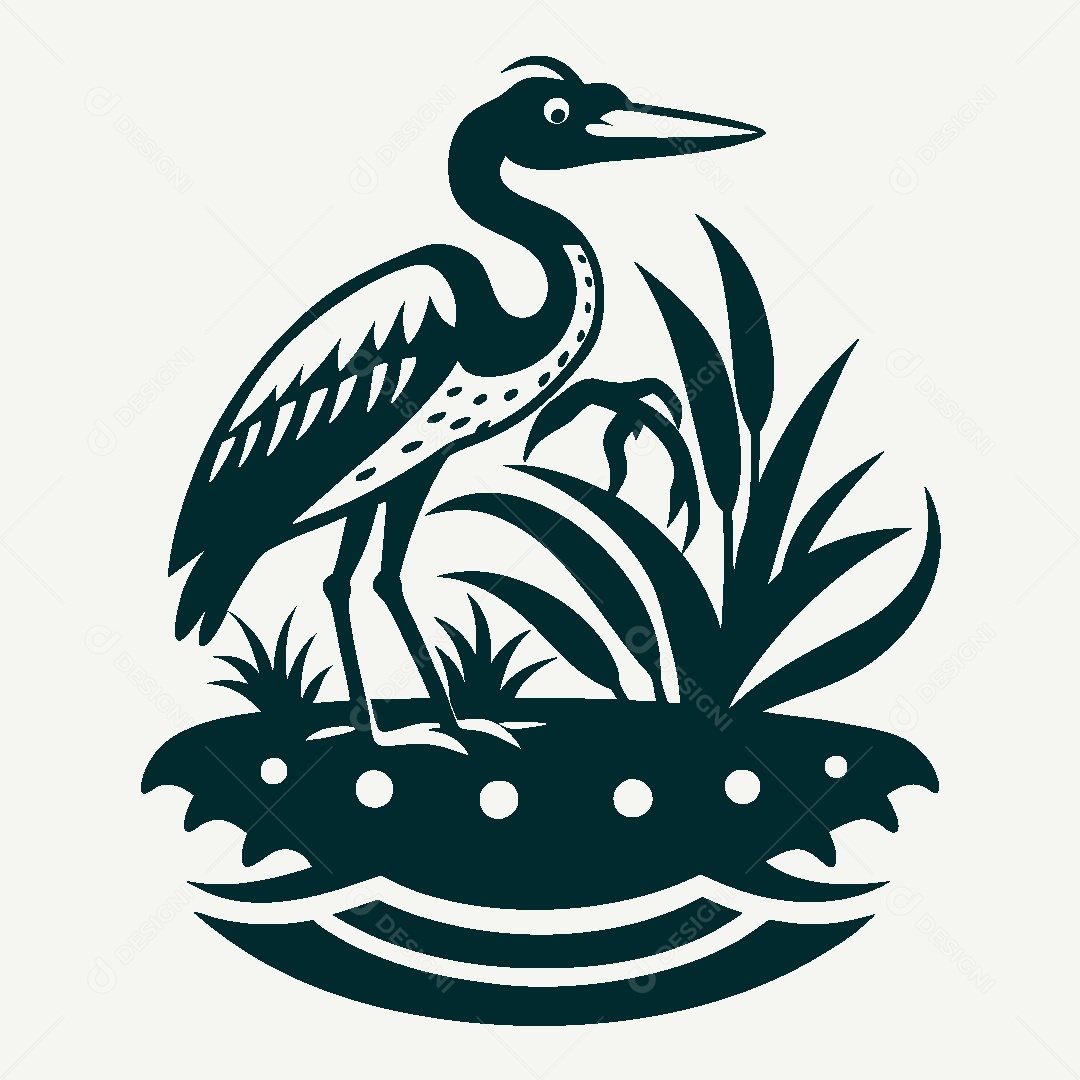 Modelo de Logo de Fauna e Flora Vetor EPS