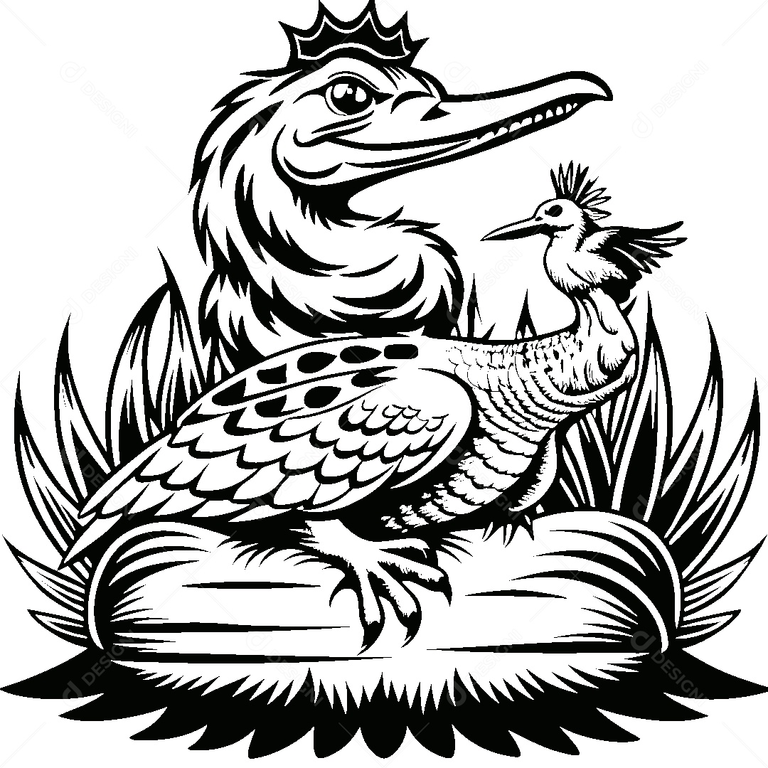 Modelo de Logo de Fauna e Flora Vetor EPS