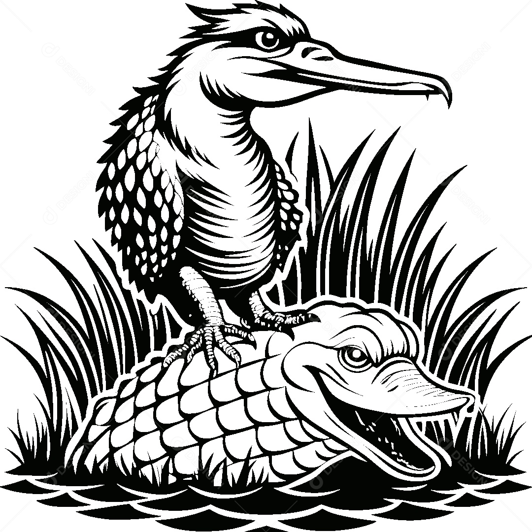 Modelo de Logo de Fauna e Flora Vetor EPS