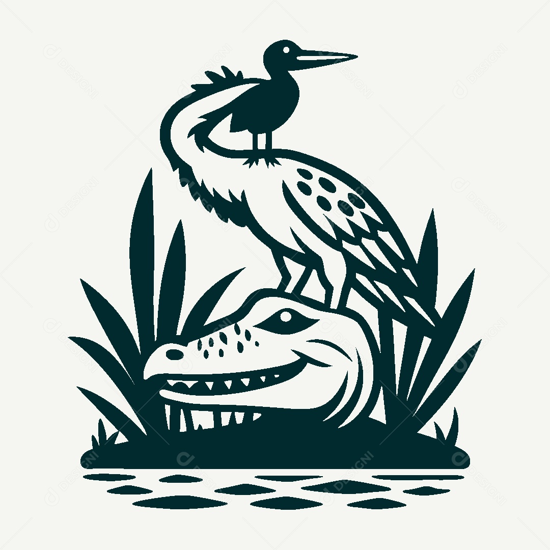 Modelo de Logo de Fauna e Flora Vetor EPS