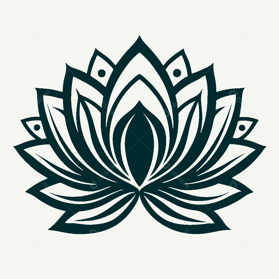 Modelo de Logo de Mandala Vetor EPS