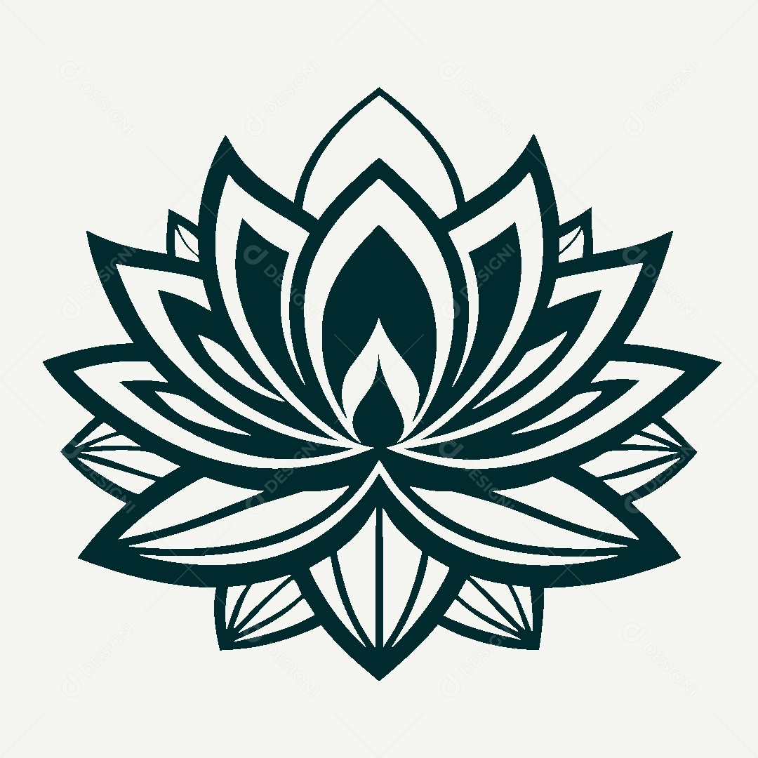 Modelo de Logo de Mandala Vetor EPS