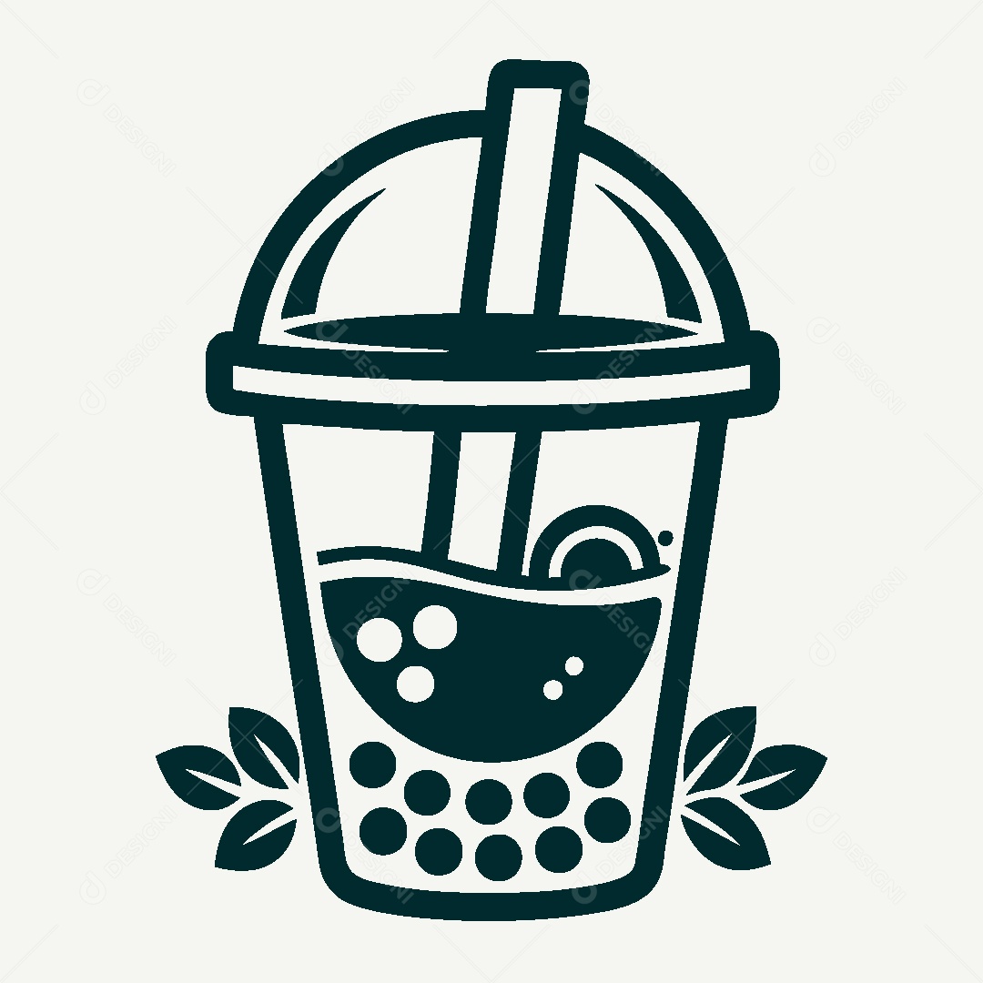 Modelo de Logo de Bebida Vetor EPS