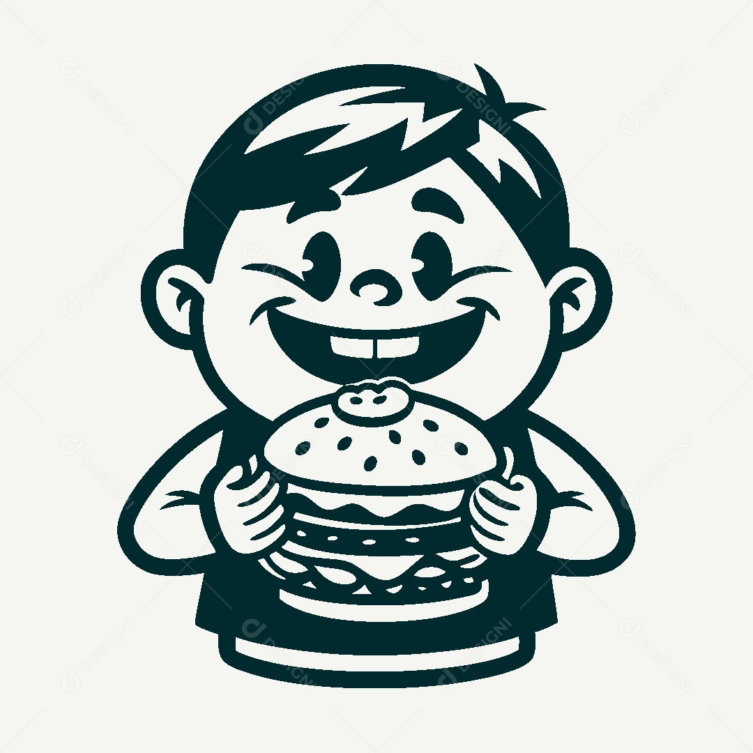 Modelo de Logo de Hamburgueria Vetor EPS