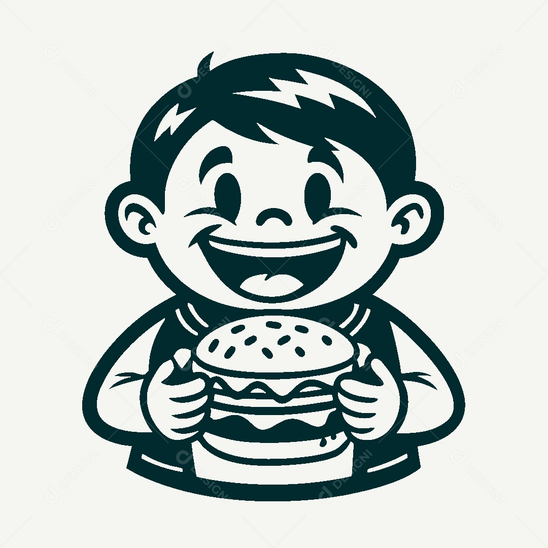 Modelo de Logo de Hamburgueria Vetor EPS