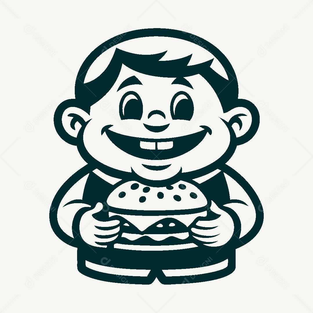 Modelo de Logo de Hamburgueria Vetor EPS