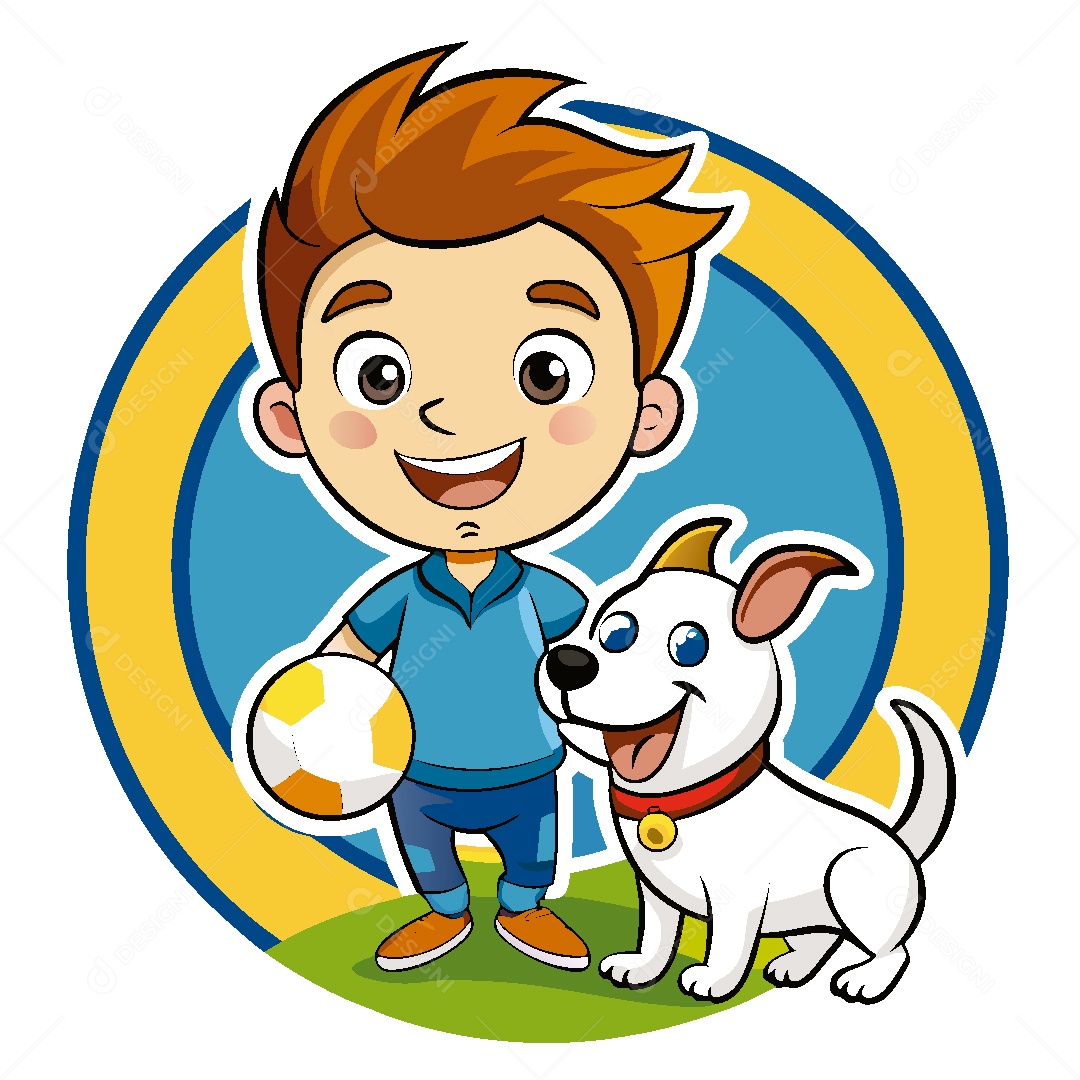 Modelo de Logo de Garoto Vetor EPS