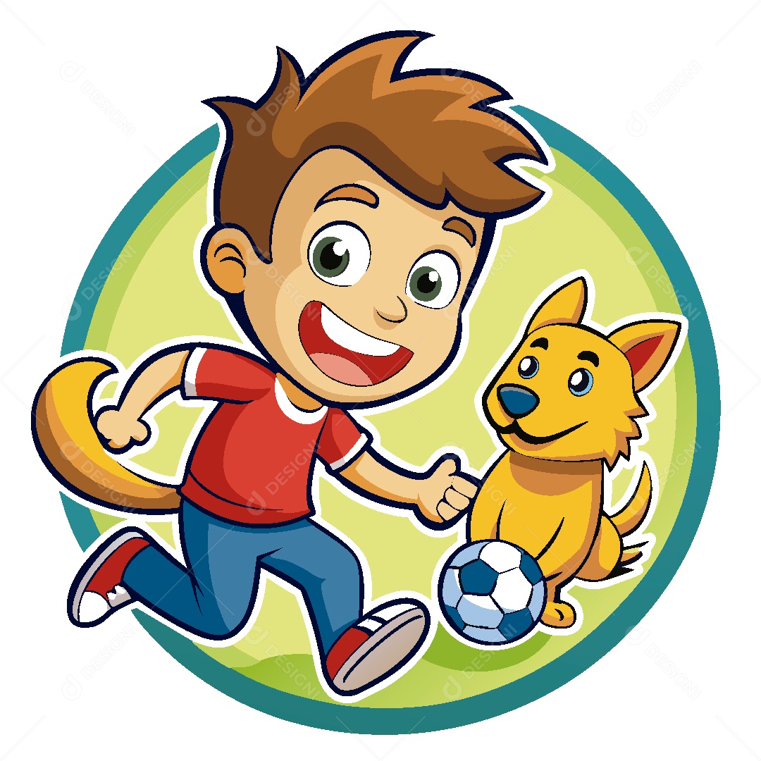 Modelo de Logo de Garoto Vetor EPS