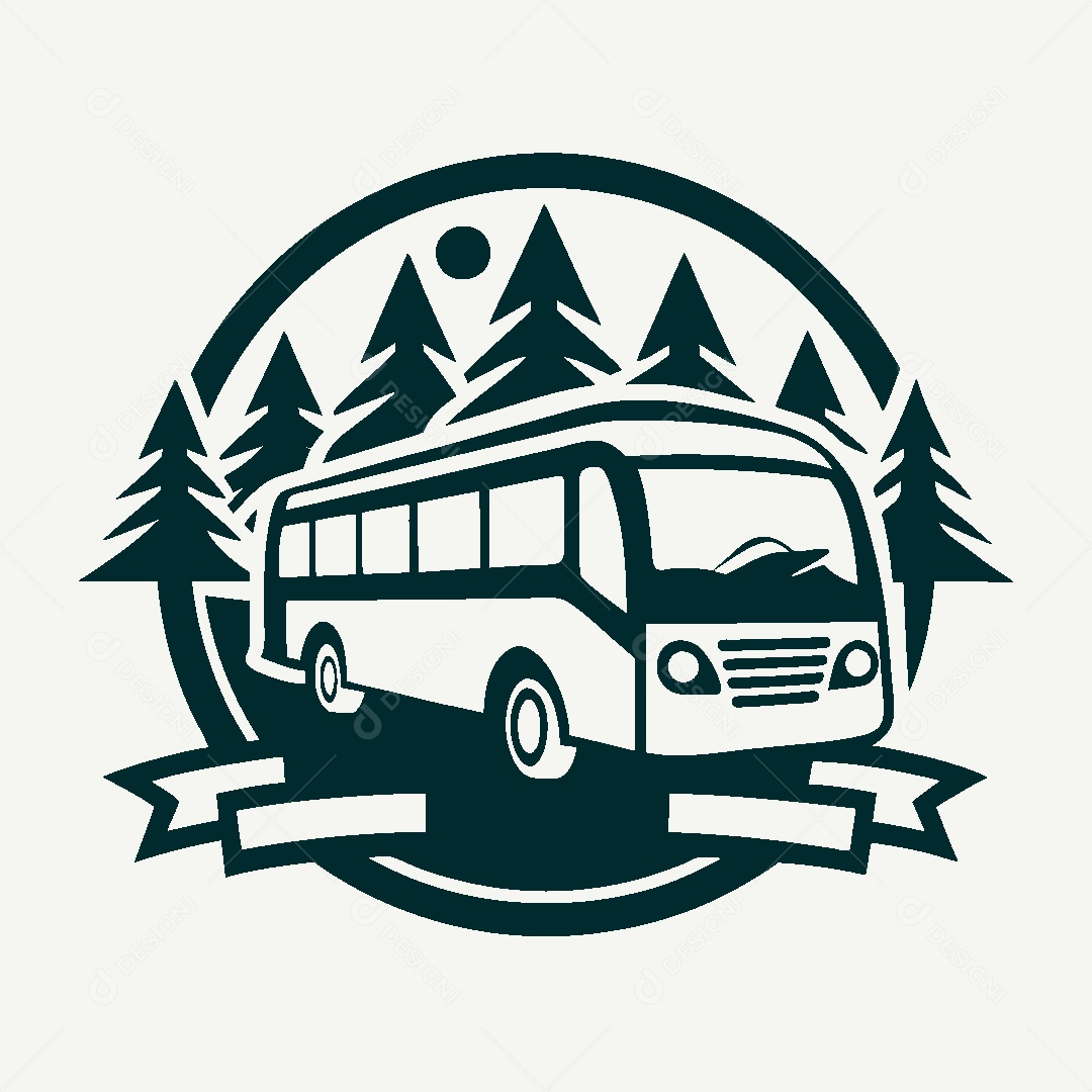 Modelo de Logo de Ônibus Vetor EPS