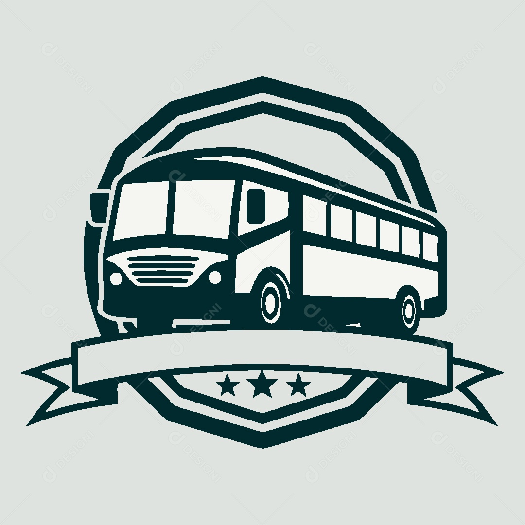 Modelo de Logo de Ônibus Vetor EPS