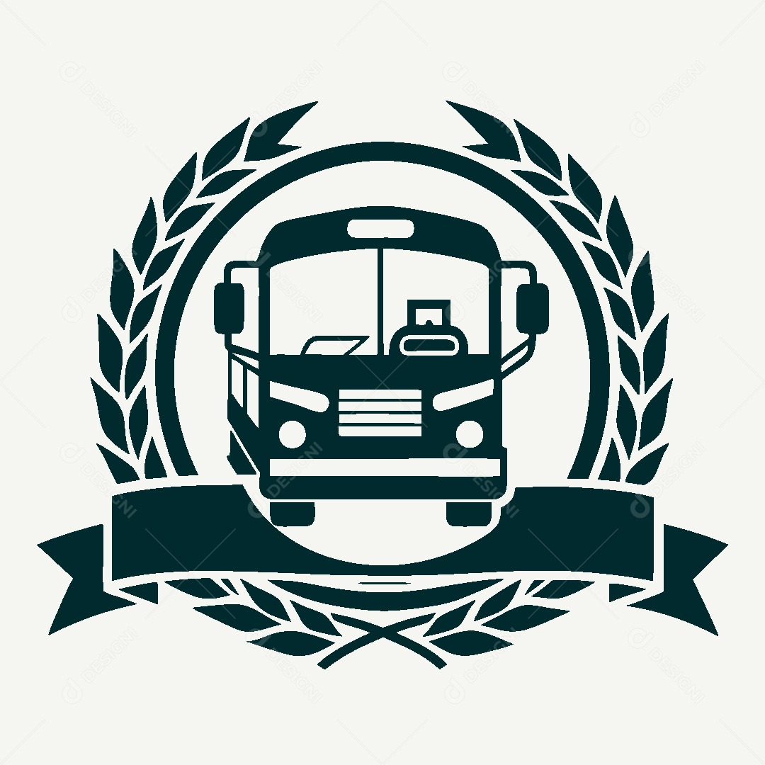 Modelo de Logo de Ônibus Vetor EPS