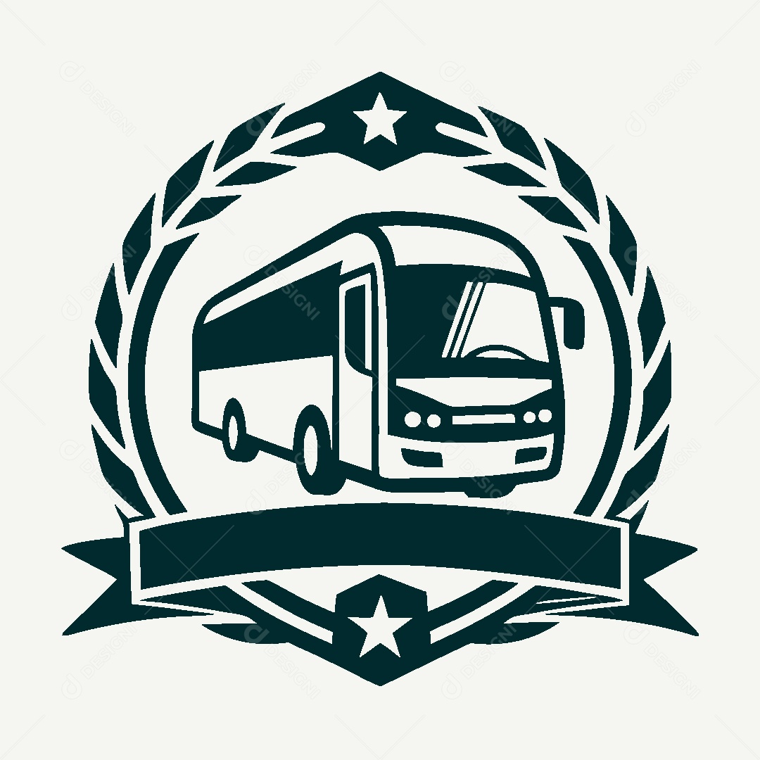 Modelo de Logo de Ônibus Vetor EPS