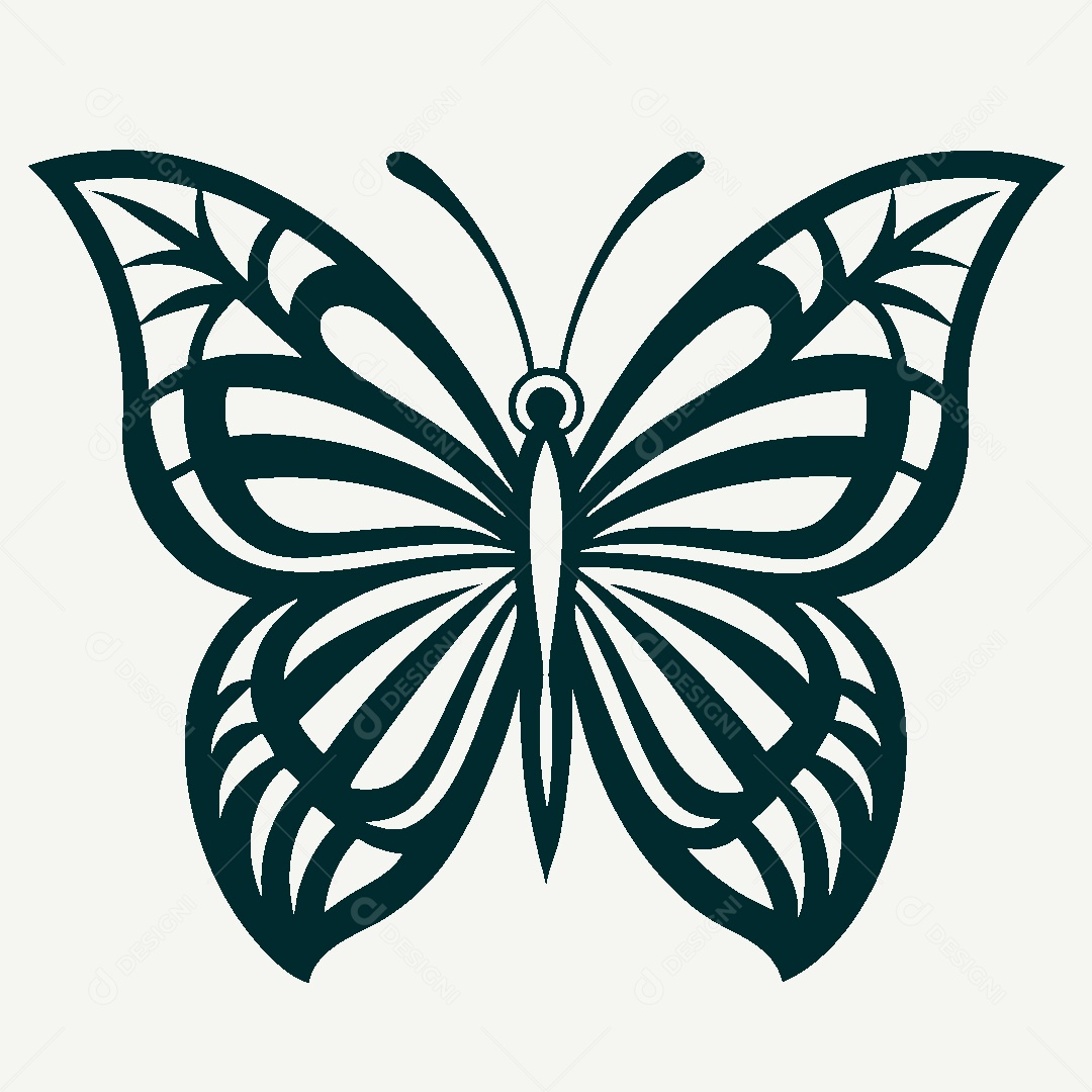 Modelo de Logo de Borboleta Vetor EPS