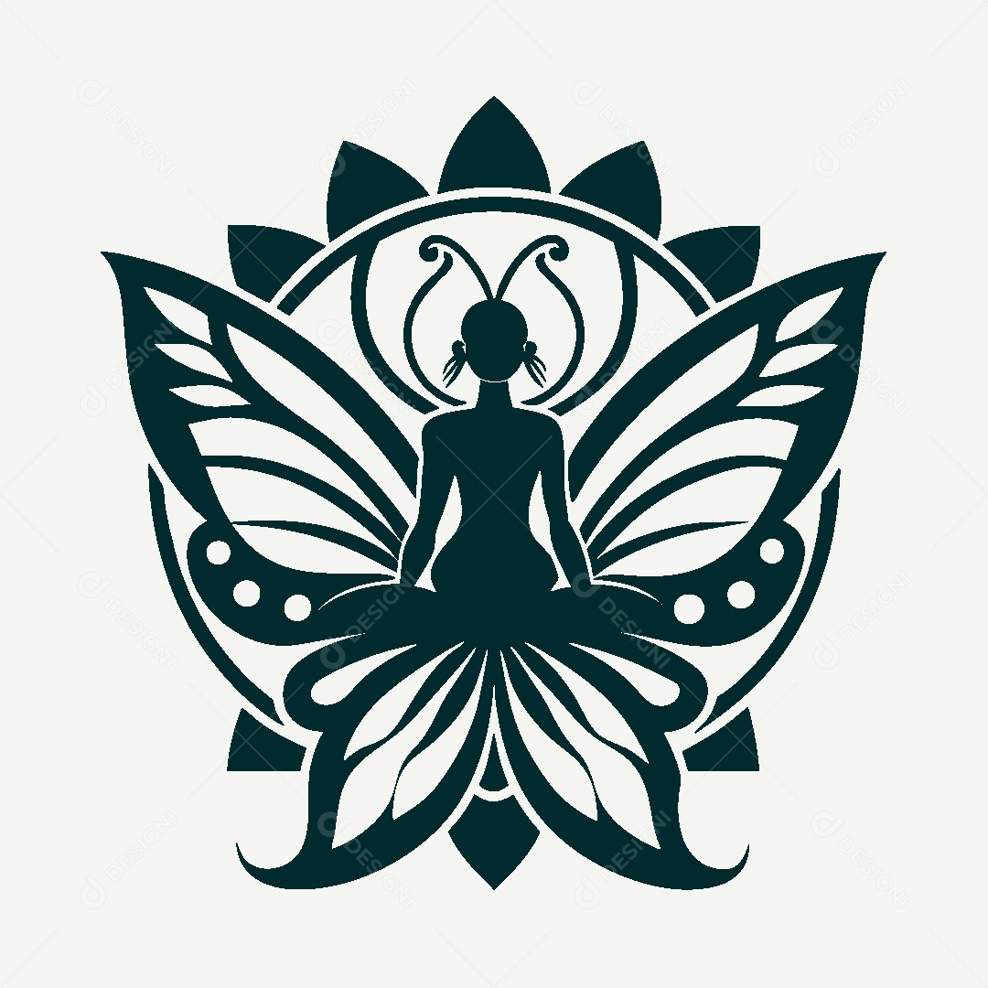 Modelo de Logo de Yoga Vetor EPS