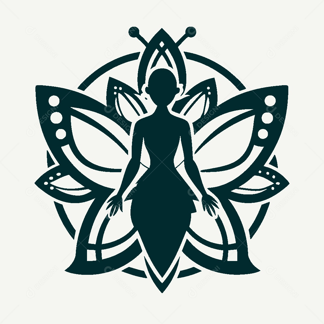 Modelo de Logo de Yoga Vetor EPS