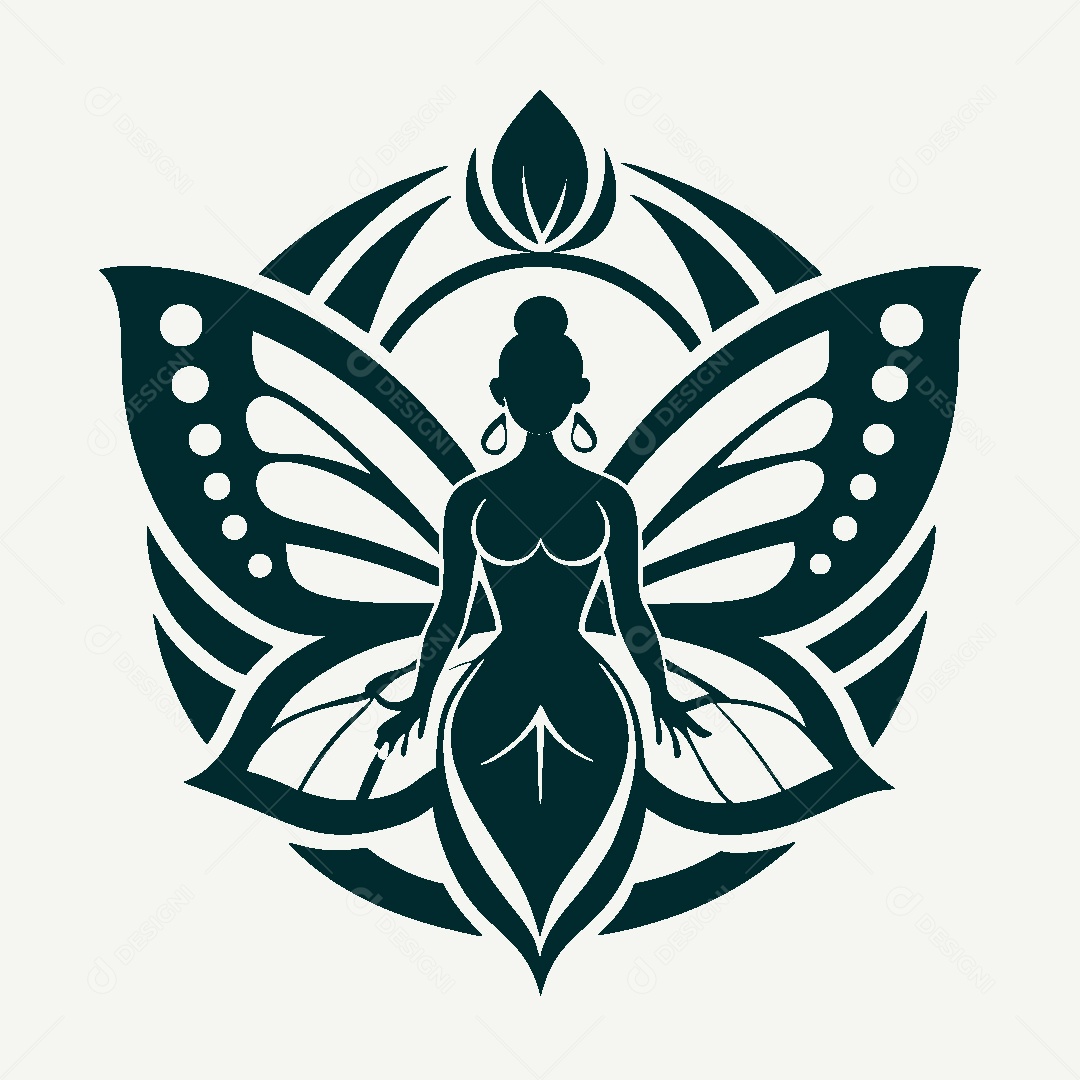 Modelo de Logo de Yoga Vetor EPS