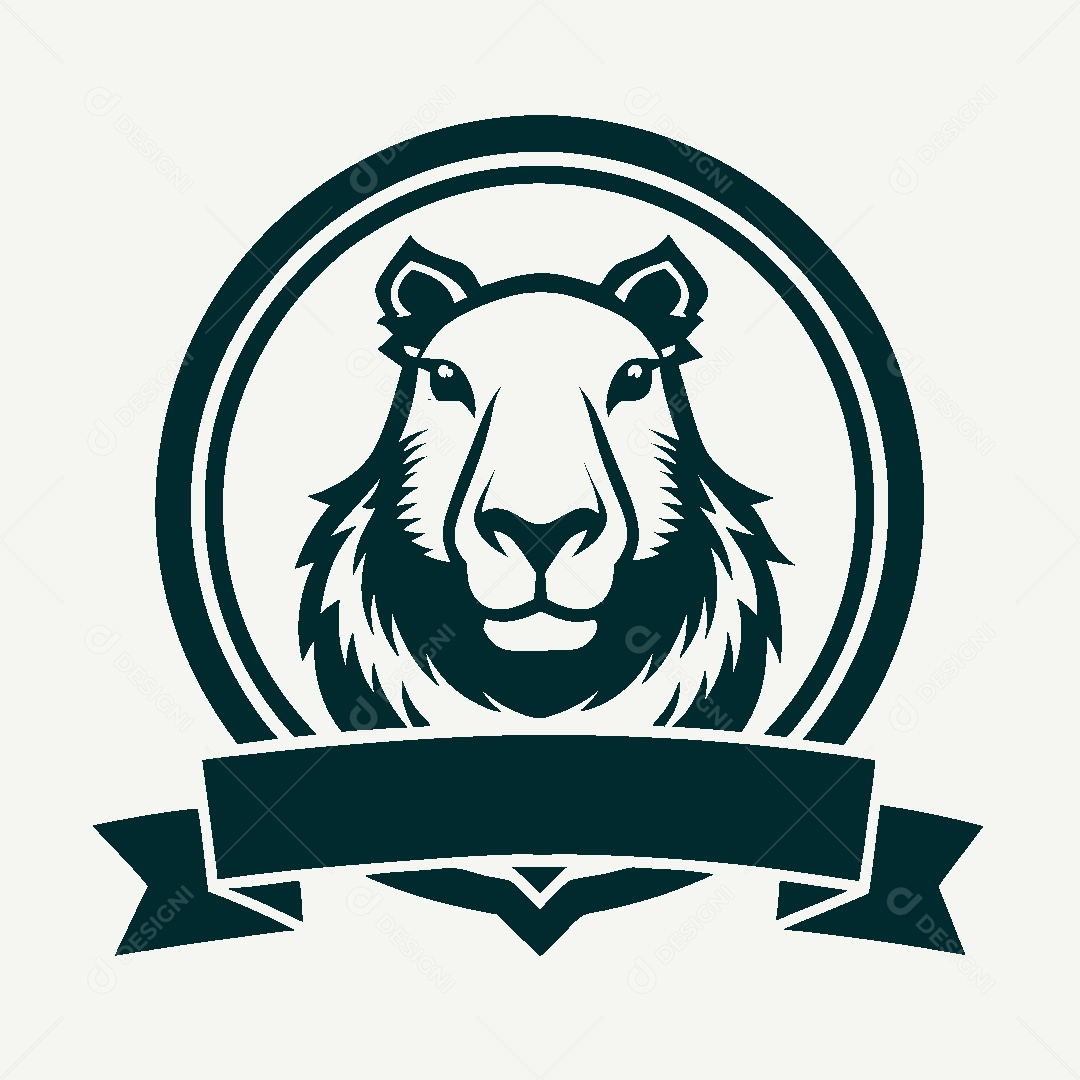 Modelo de Logo de Capivara Vetor EPS