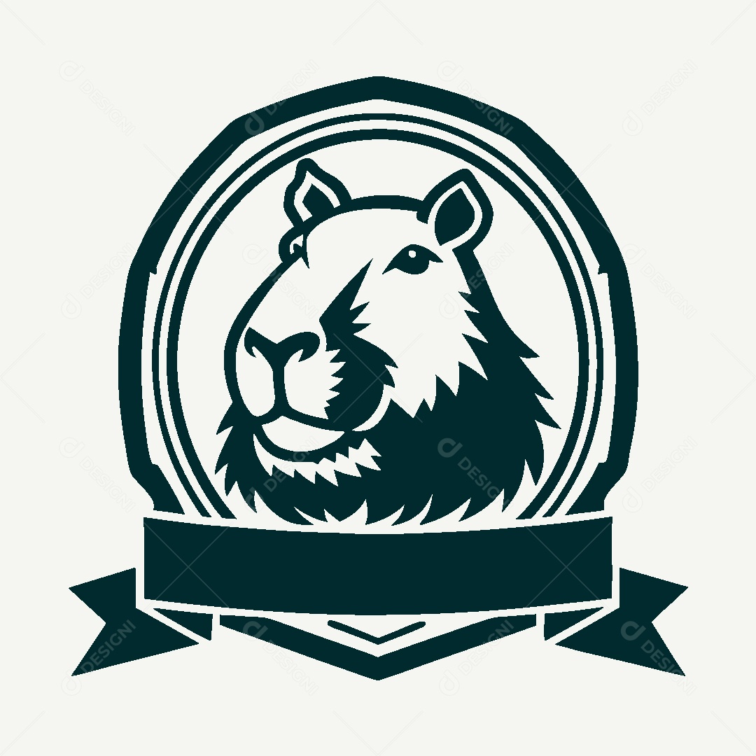 Modelo de Logo de Capivara Vetor EPS