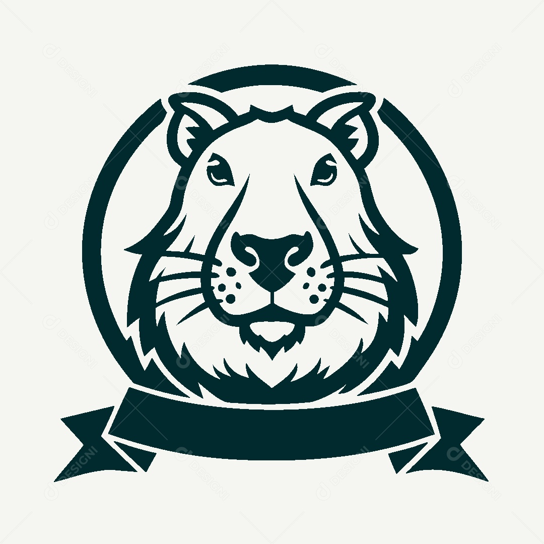 Modelo de Logo de Capivara Vetor EPS