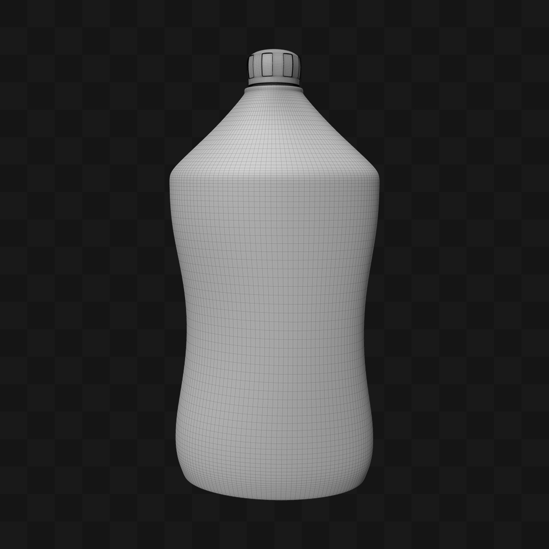 Garrafa Plástica - Modelo 3D