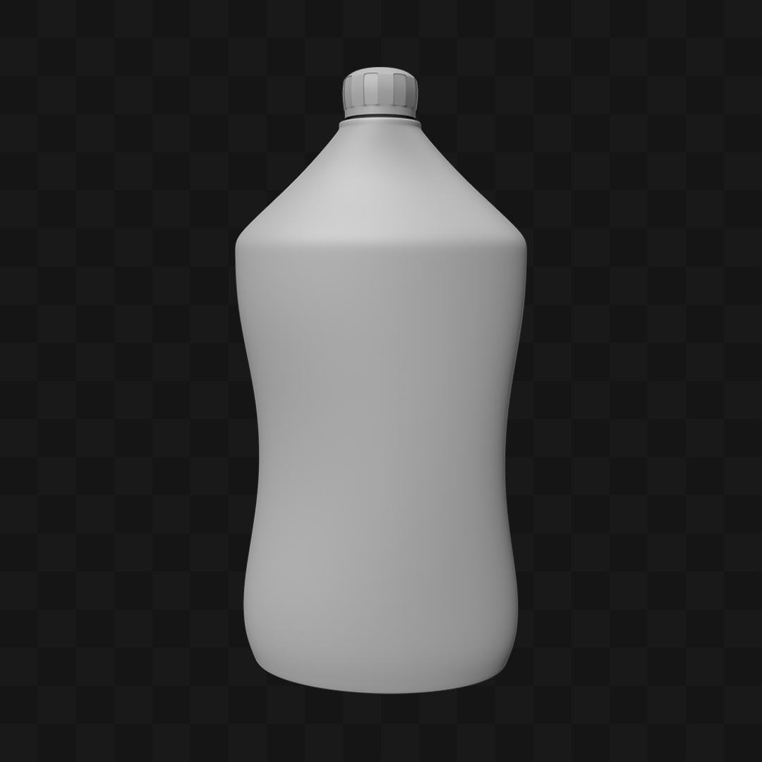 Garrafa Plástica - Modelo 3D