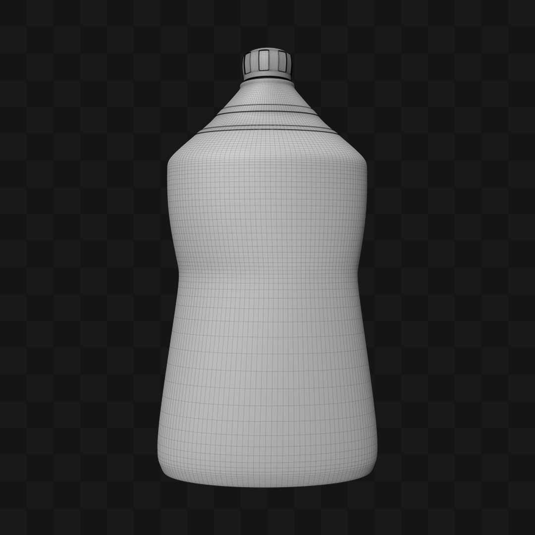 Garrafa Plástica - Modelo 3D