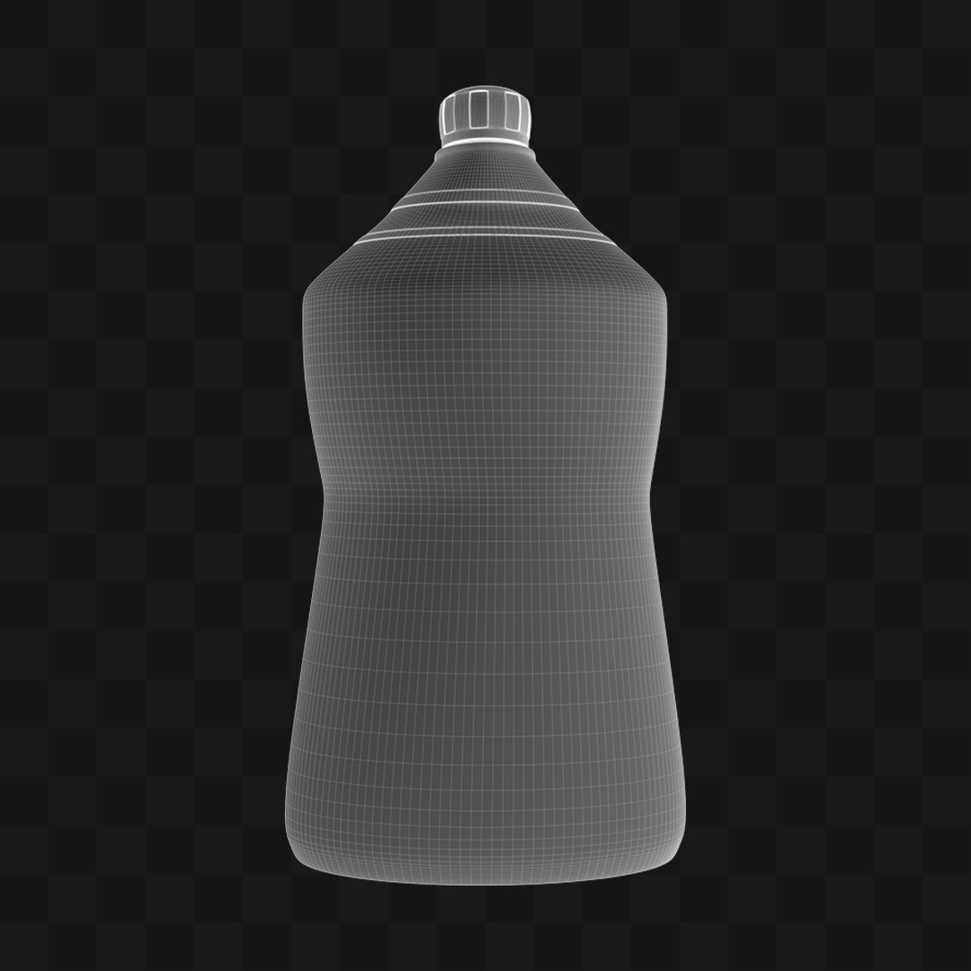 Garrafa Plástica - Modelo 3D