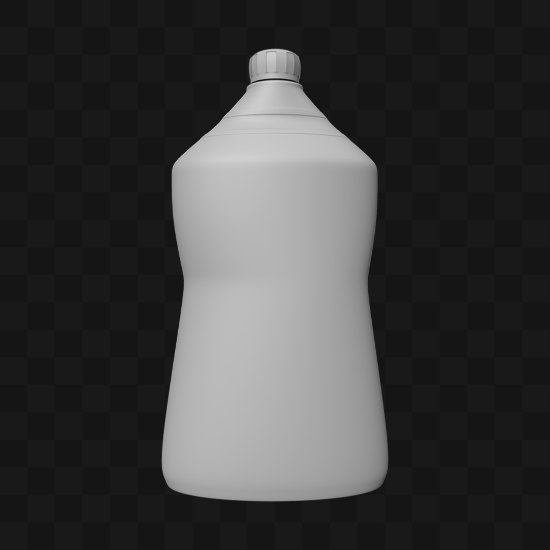 Garrafa Plástica - Modelo 3D