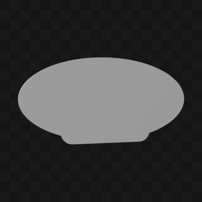 Placa Simples - Modelo 3D