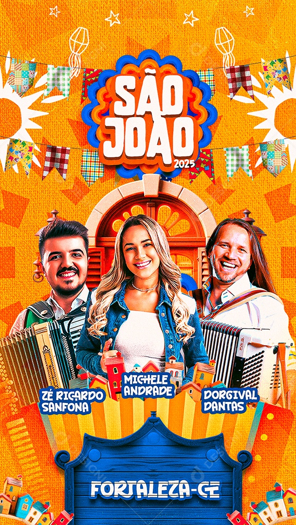 Story Flyer São João Social Media PSD Editável