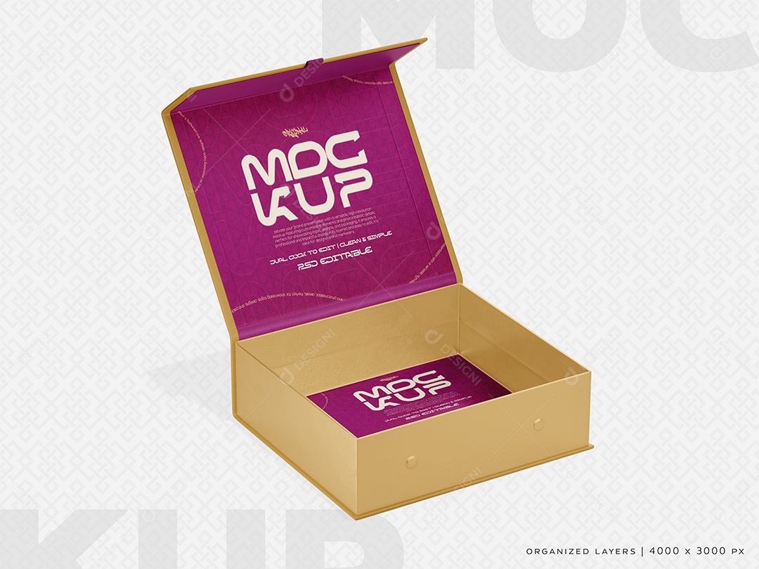 Mockup de Caixa PSD Editável