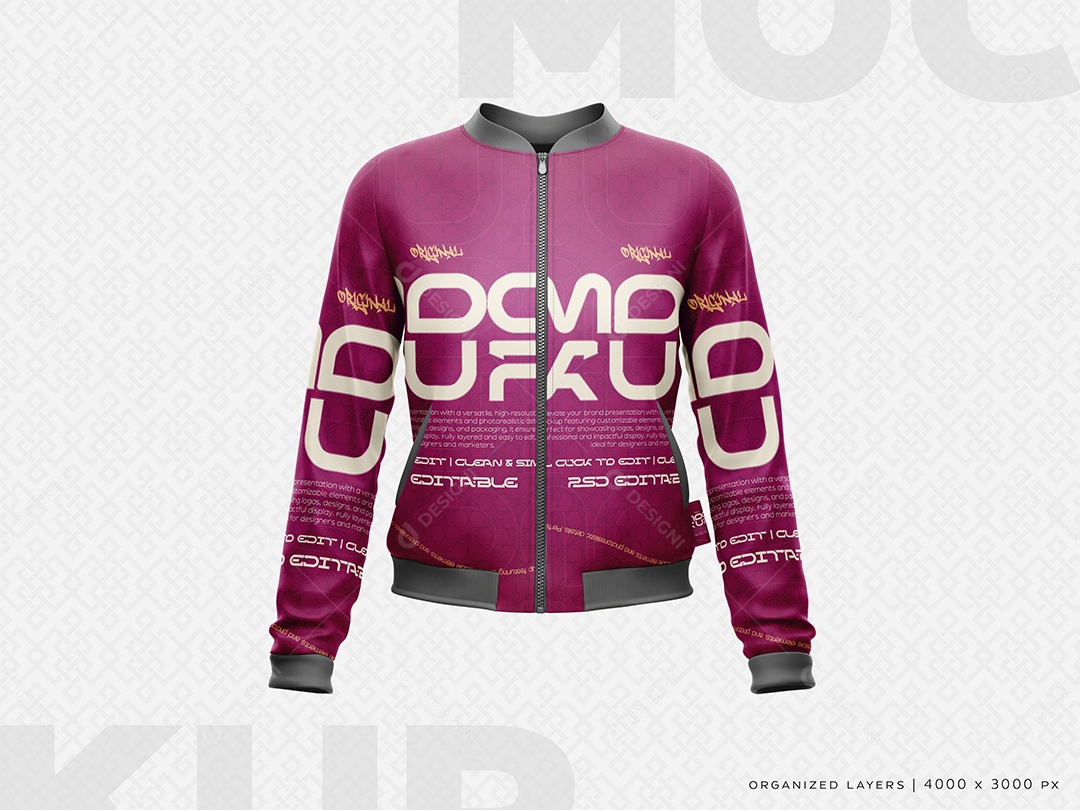 Jaquela Mockup SD Editável