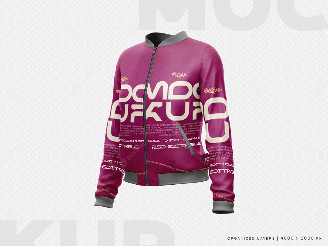 Jaquela Mockup SD Editável